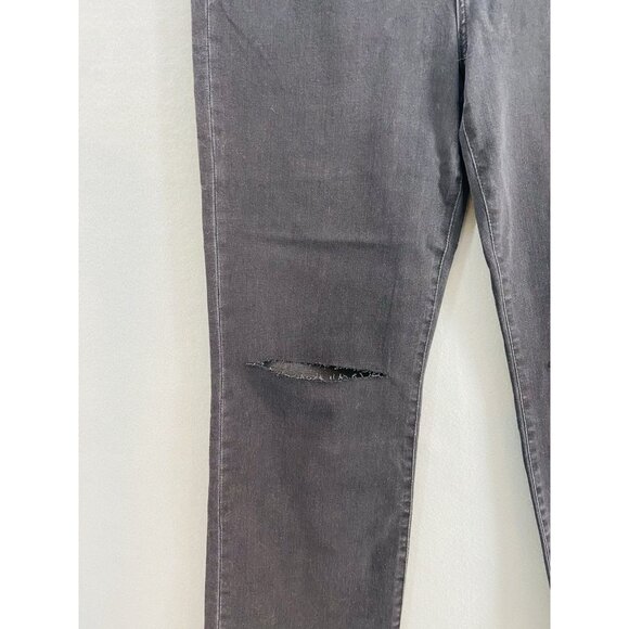 Lola Jeans Blackwash 33 Denver-WBLK High Rise Straight Leg NWT Plus‎ Size - Picture 3 of 10